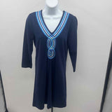 Lilly Pulitzer Women's Size M Navy Ribbon Dress