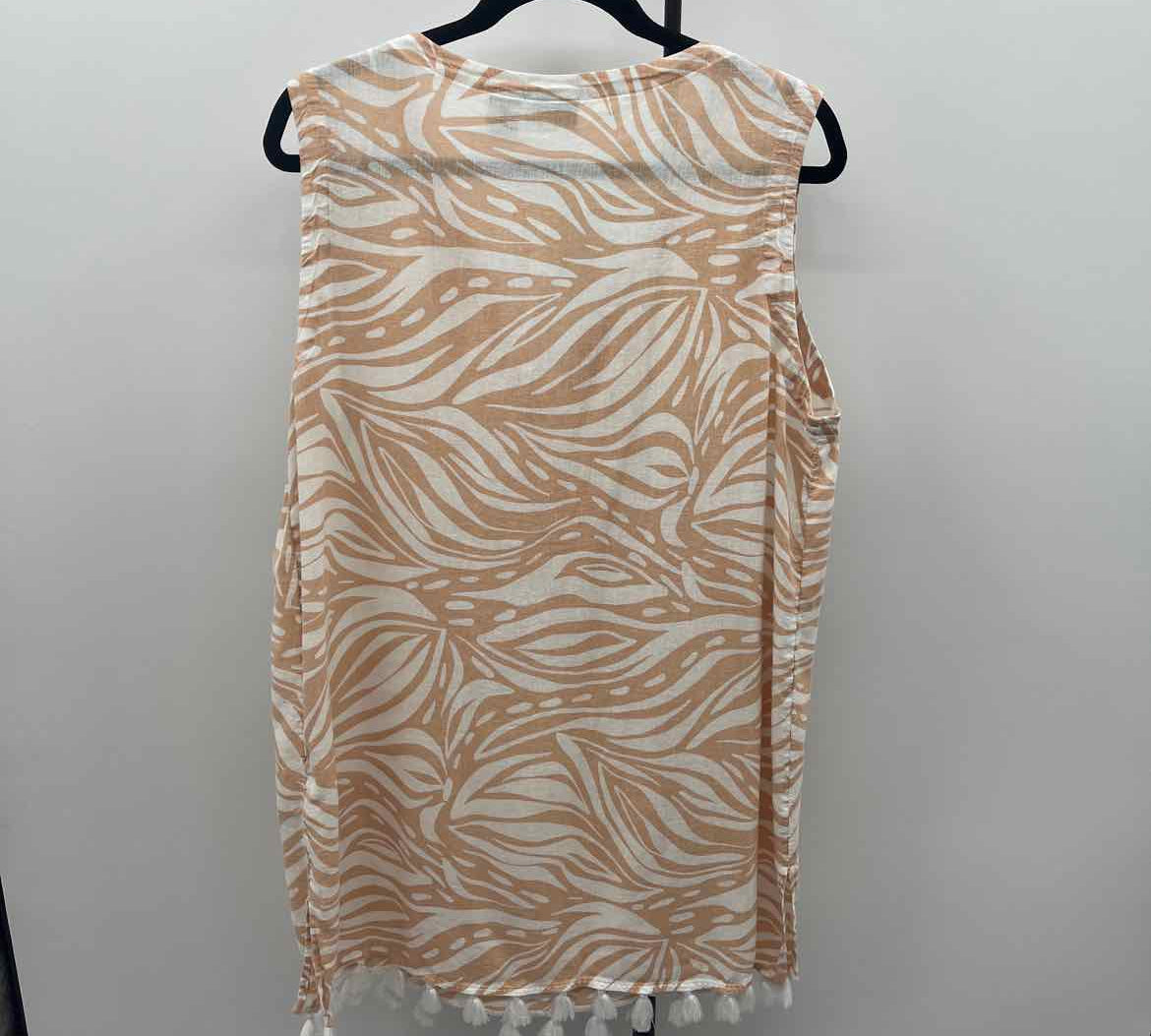 Rachel Zoe Women's Size 14 Peach Abstract Dress