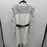Maje Women's Size 3 White Stripe Dress