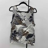 Chico's Women's Size XL Black Animal Print Sleeveless Shirt