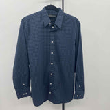 Nick Graham Men's Size M Navy dots Long Sleeve Shirt