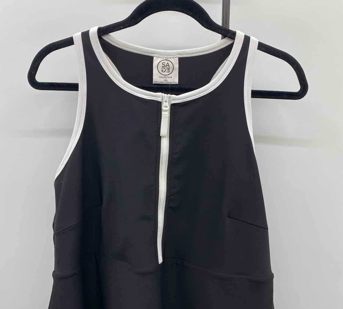 Sage Women's Size 20 Black Solid Dress