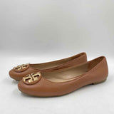 Tory Burch Women's Shoe Size 9 Caramel pebble Flats