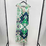 Chico's Women's Size 8 Tan Damask Dress