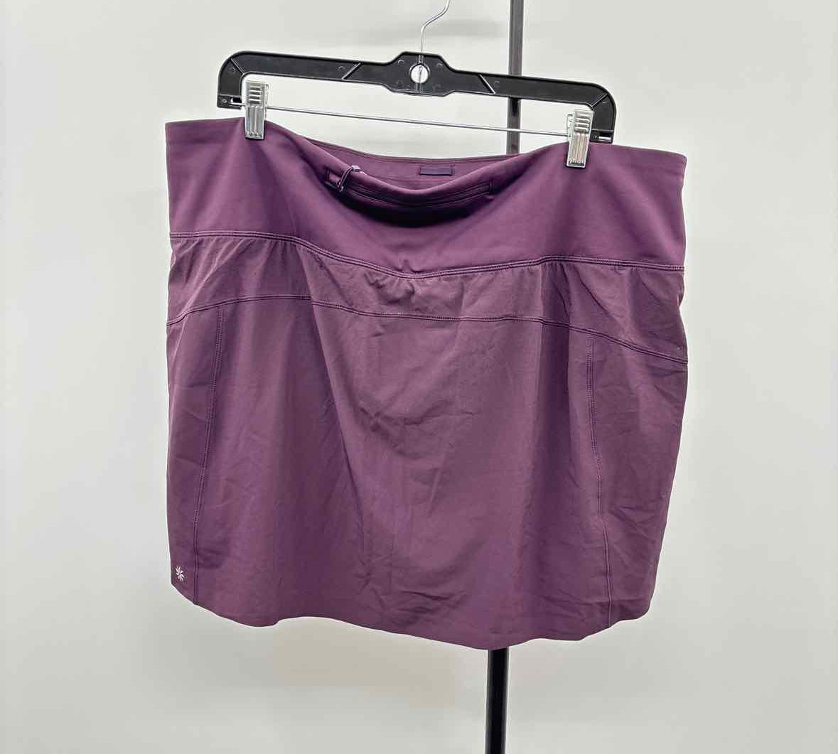 Athleta Women's Size 20 Purple Solid Skirt