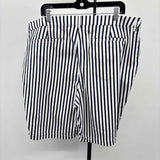 Chico's Women's Size 18 White Stripe Shorts