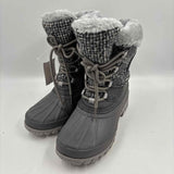 Storm Women's Shoe Size 6 Gray Plaid Boots