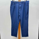 H by Halston Women's Size 14 Blue Solid Jeans