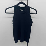 Athleta Women's Size XS Black Ribbed Sleeveless Shirt