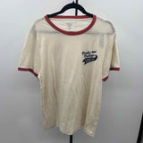 J Crew Women's Size XL Ivory Words T-Shirt
