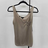Guess Women's Size S Tan Shimmer Tank