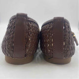 TOP Moda Women's Shoe Size 7 Brown Woven Flats
