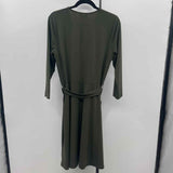 Leota Women's Size 16 Olive Solid Dress