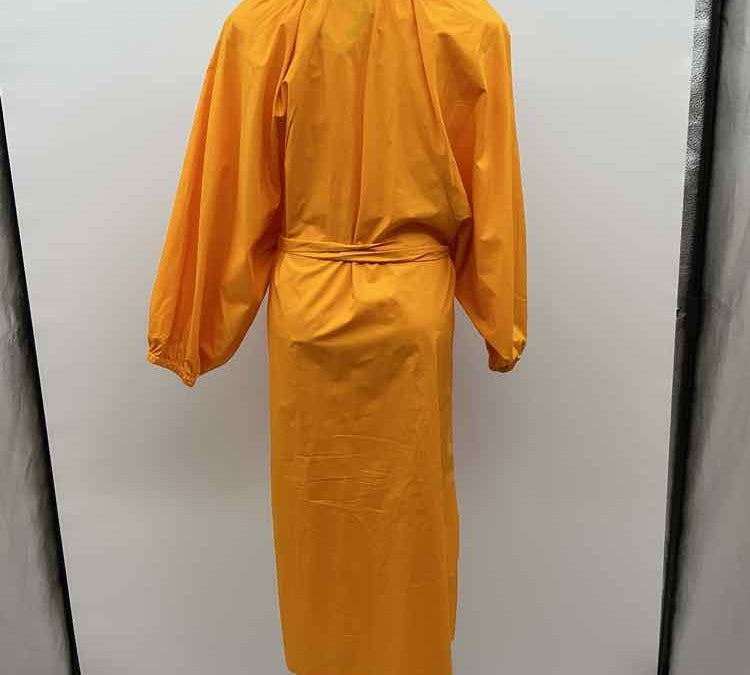 Tory Burch Women's Size SP Yellow Solid Dress
