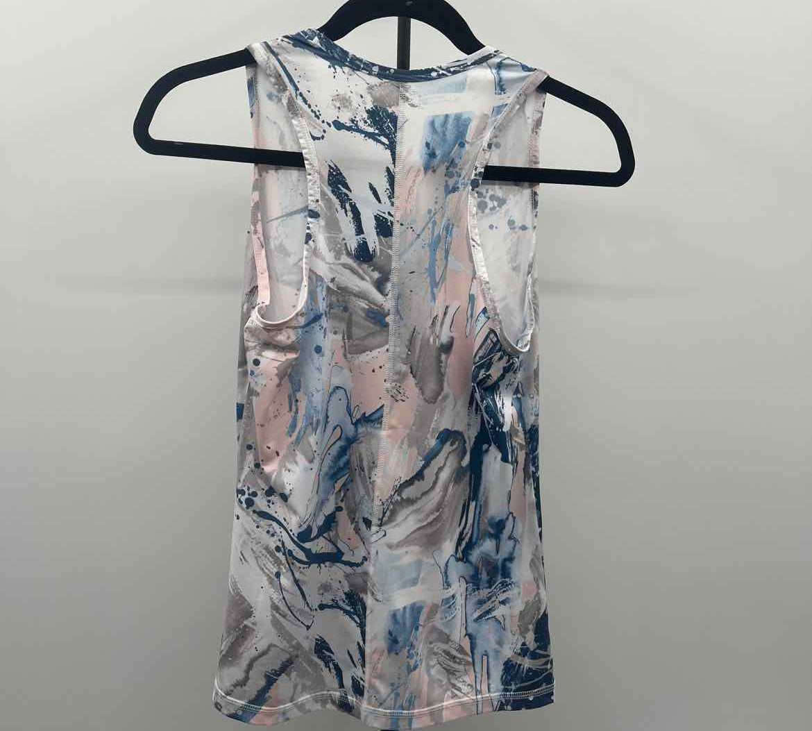 Sofibella Women's Size S Blue Splotch Tank