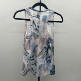 Sofibella Women's Size S Blue Splotch Tank