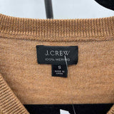 J Crew Men's Size S Brown Merino Wool Solid Sweater