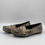 Anne Klein Women's Shoe Size 9 Brown Snakeskin Loafers
