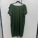 Max Studio Women's Size 18 Green Textured Dress