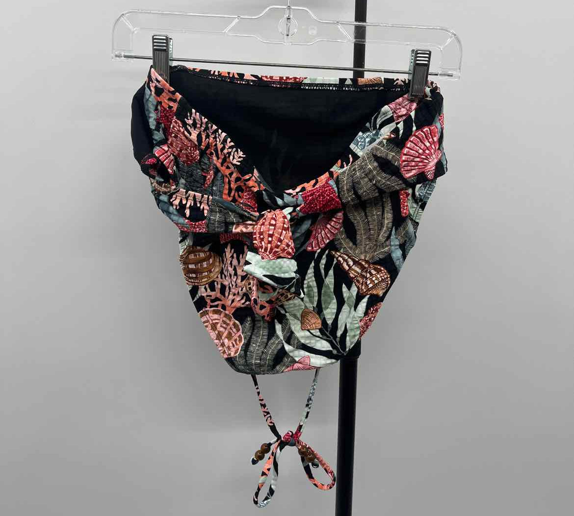 Tommy Bahama Women's Size S Black Seashells Swimsuit - 2 Piece