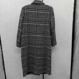 Melrose with Love Women's Size S Black Plaid Coat