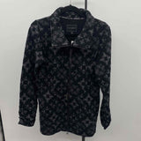 Tonia DeBellis Women's Size M Black Textured Jacket