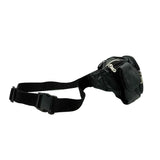 WILSON's LEATHER Black Leather Belt Bag Purse