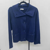 Charter Club Women's Size XL Blue Solid Cardigan