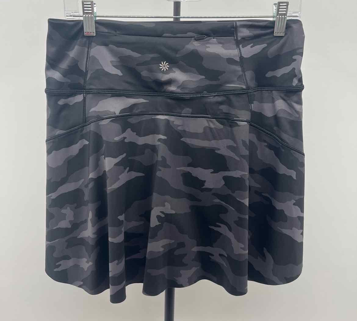 Athleta Women's Size 10 Charcoal Camoflage Skirt