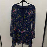 adelyn rae Women's Size 10 Navy Floral Dress