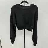 LA Hearts Women's Size S Black Solid Sweater