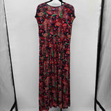 Boden Women's Size 12 Navy Paisley Dress