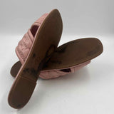 Michael Kors Women's Shoe Size 9.5 Pink Embossed Sandals