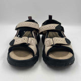 Dunlop Women's Shoe Size 6 Beige Laser Cut Sandals