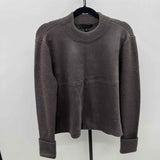 Ann Taylor Women's Size M Charcoal Solid Sweater