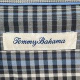 Tommy Bahama Men's Size L Black Plaid Long Sleeve Shirt