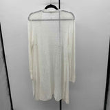 Talbots Women's Size XL White Textured Cardigan