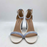 Call it spring Women's Shoe Size 7.5 Charcoal Stripe Heels