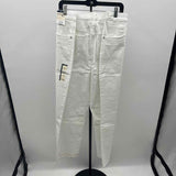 terra & sky Women's Size 26W White Solid Jeans