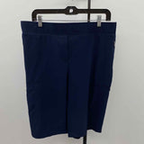 Chico's Women's Size 10 Navy Solid Shorts