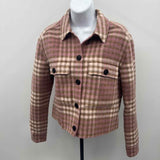 Rails Women's Size XS Tan Plaid Jacket
