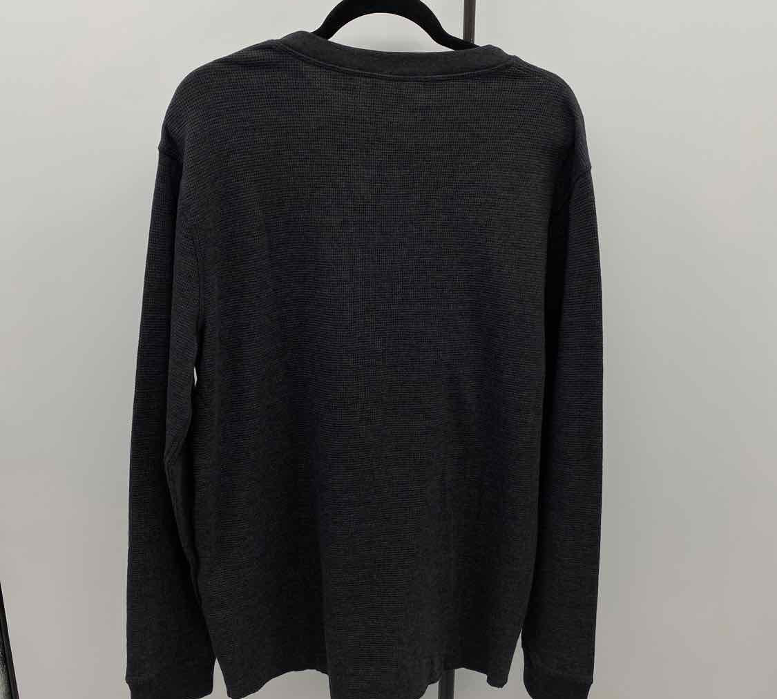 Levis Men's Size XL Charcoal Textured New with Tags Long Sleeve Shirt