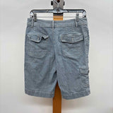 Chico's Women's Size 0 Blue Stripe Shorts
