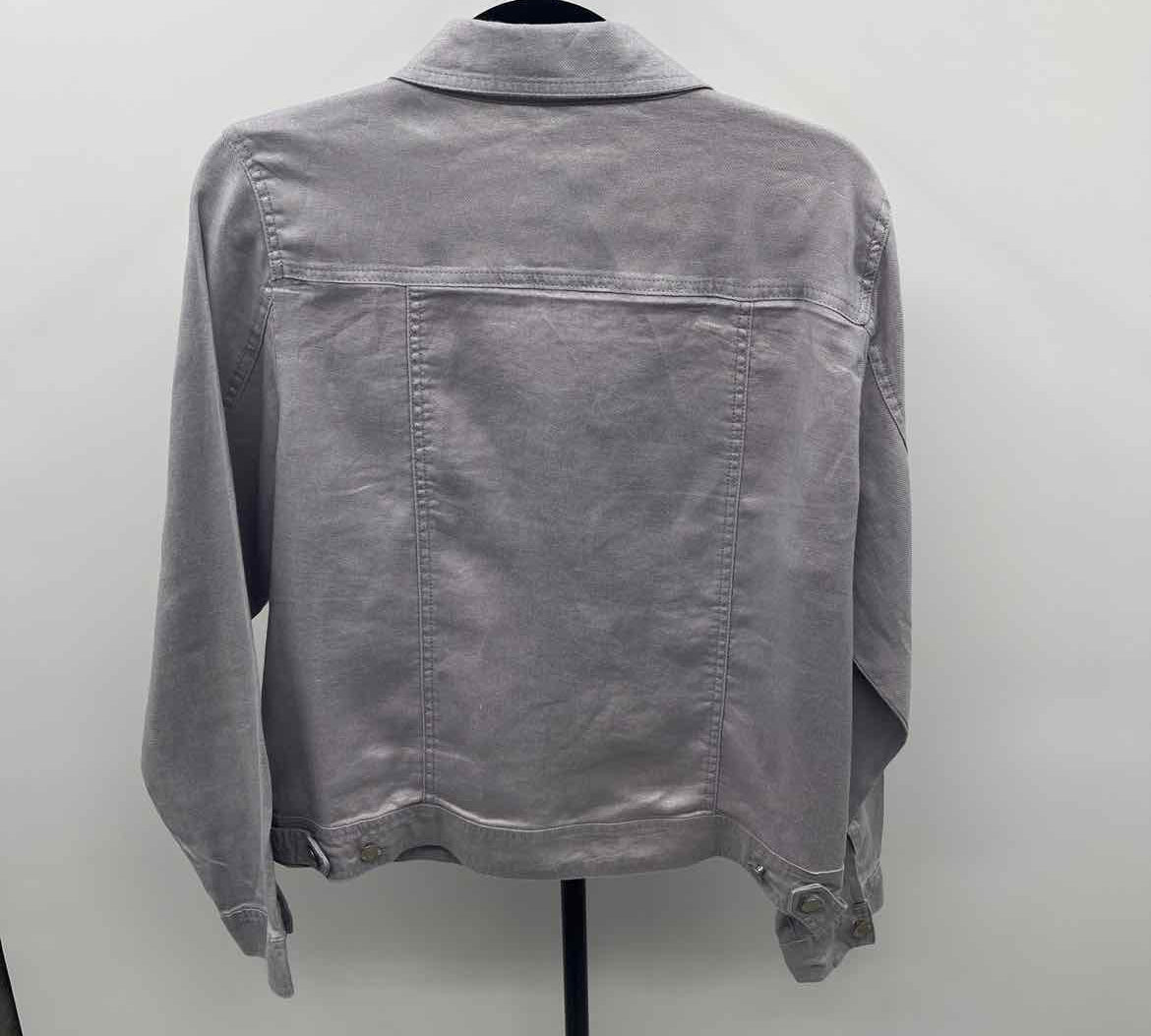 Jones New York Women's Size L Dusty Lavender Shimmer Jacket