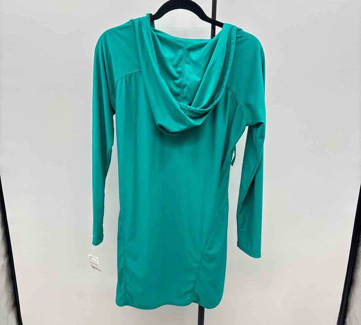 Athleta Women's Size L Teal Textured Long Sleeve Shirt