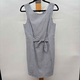 Duffield Lane Women's Size 6 Blue Stripe Dress