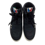 Louis Vuitton Men's Shoe Size 11 Black Solid Luxe Sneakers
