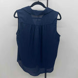 41 Hawthorn Women's Size M Navy Solid Sleeveless Shirt