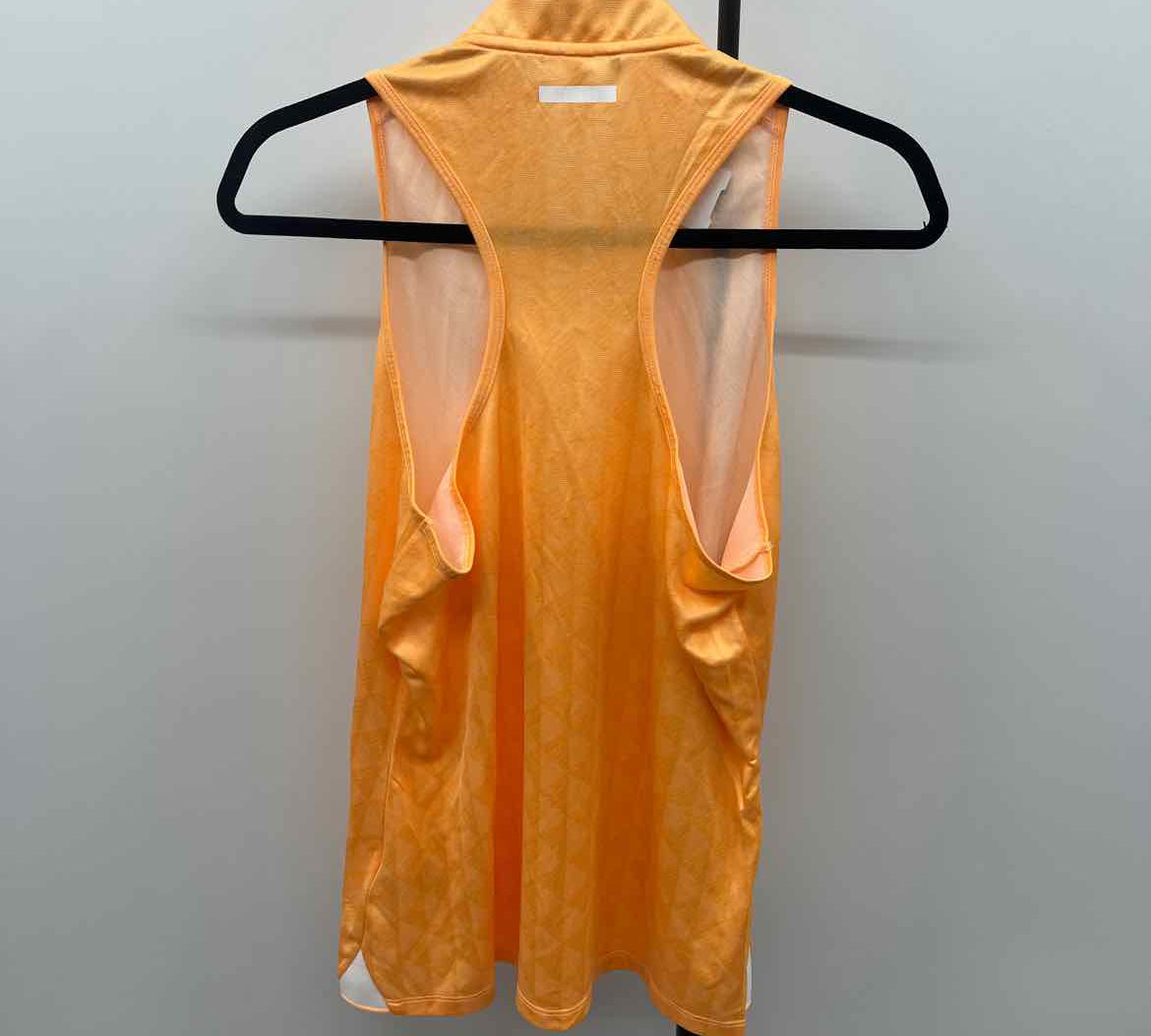 Adidas Women's Size M Orange Textured Sleeveless Shirt