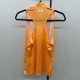 Adidas Women's Size M Orange Textured Sleeveless Shirt